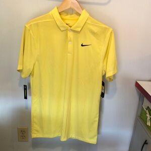 NEW with TAGS! Men’s Nike yellow Golf Shirt. Size S